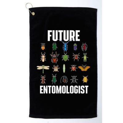 Future Entomologist Entomology Insect Lover Bug Collector Platinum Collection Golf Towel