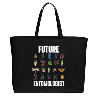 Future Entomologist Entomology Insect Lover Bug Collector Cotton Canvas Jumbo Tote