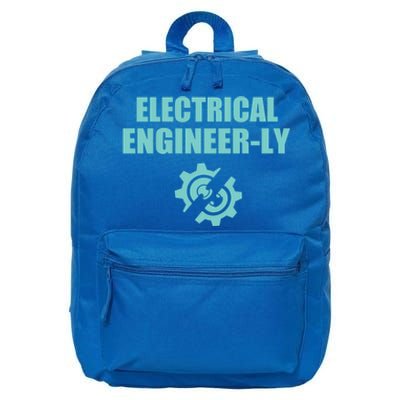 Funny Electrical Engineer Student Nearly Engineer Major Pun Funny Gift 16 in Basic Backpack