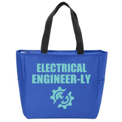 Funny Electrical Engineer Student Nearly Engineer Major Pun Funny Gift Zip Tote Bag