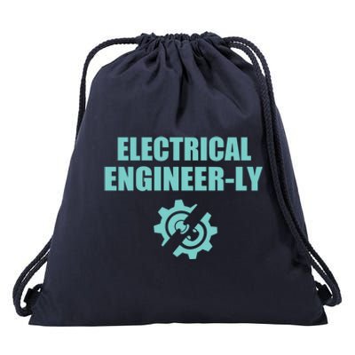 Funny Electrical Engineer Student Nearly Engineer Major Pun Funny Gift Drawstring Bag