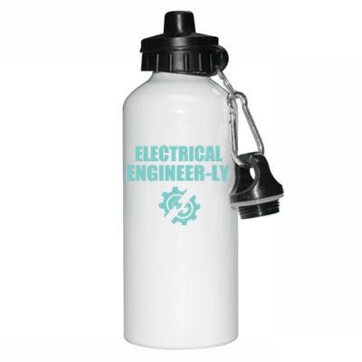 Funny Electrical Engineer Student Nearly Engineer Major Pun Funny Gift Aluminum Water Bottle