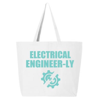 Funny Electrical Engineer Student Nearly Engineer Major Pun Funny Gift 25L Jumbo Tote