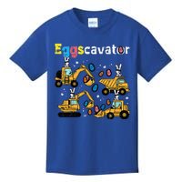 Funny Eggscavator Easter Egg Hunt Construction Trucks Kids T-Shirt