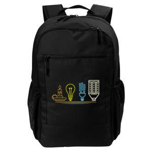 Funny Electrician Engineer Light Bulb Electricity Daily Commute Backpack