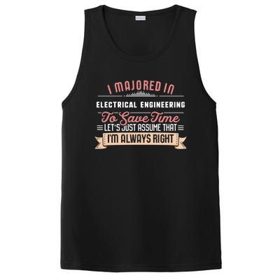 Funny Electrical Engineering Major Studengift Graduation Gift PosiCharge Competitor Tank