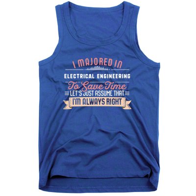 Funny Electrical Engineering Major Studengift Graduation Gift Tank Top