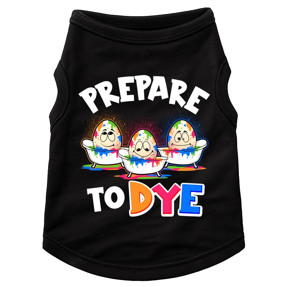 Funny Easter Eggs Prepare To Dye Doggie Tank