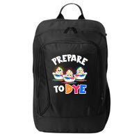 Funny Easter Eggs Prepare To Dye City Backpack