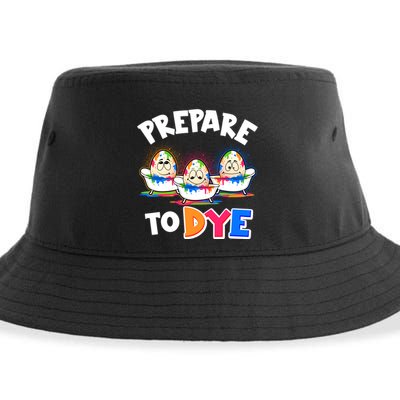 Funny Easter Eggs Prepare To Dye Sustainable Bucket Hat