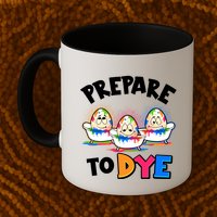 Funny Easter Eggs Prepare To Dye Mug