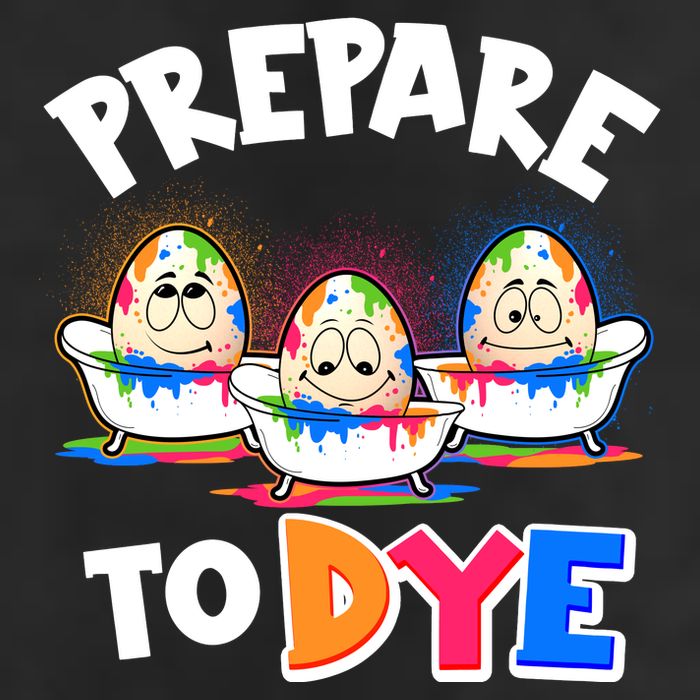 Funny Easter Eggs Prepare To Dye Beanie
