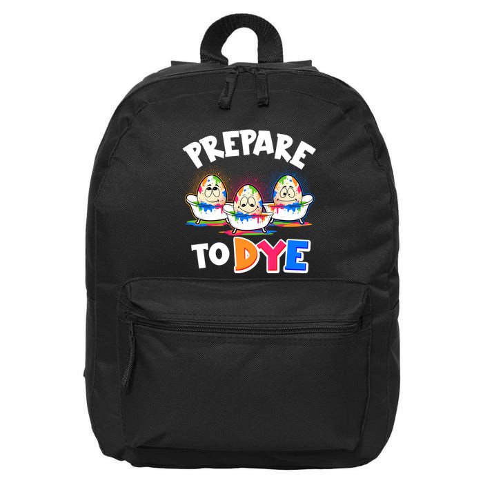 Funny Easter Eggs Prepare To Dye 16 in Basic Backpack