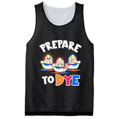 Funny Easter Eggs Prepare To Dye Mesh Reversible Basketball Jersey Tank