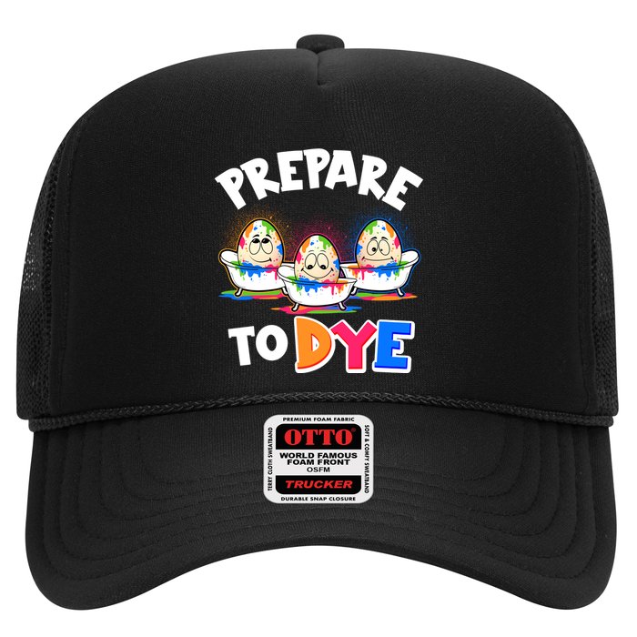Funny Easter Eggs Prepare To Dye Trucker Hat