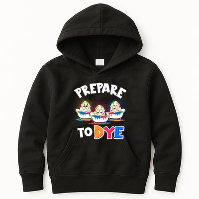 Funny Easter Eggs Prepare To Dye Kids Hoodie