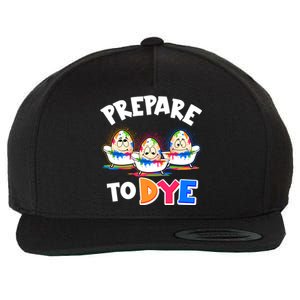 Funny Easter Eggs Prepare To Dye Wool Snapback Cap