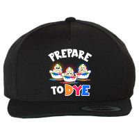 Funny Easter Eggs Prepare To Dye Wool Snapback Cap