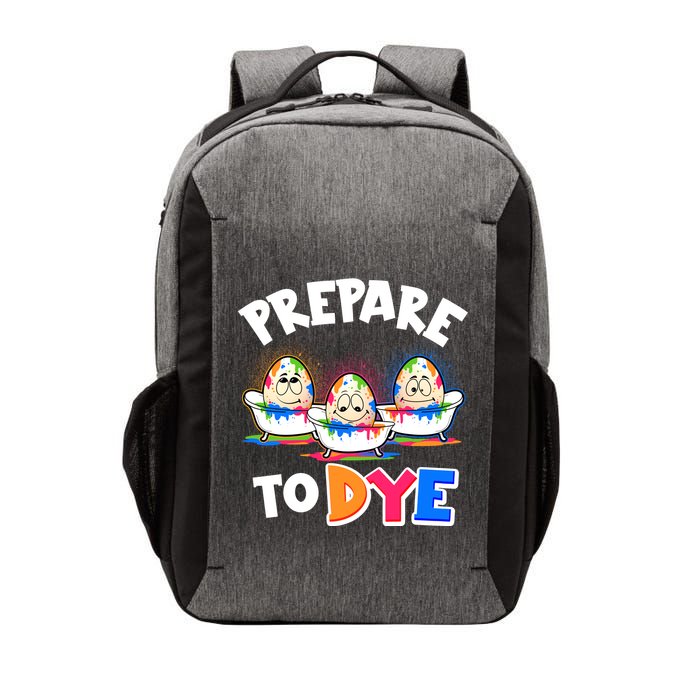 Funny Easter Eggs Prepare To Dye Vector Backpack