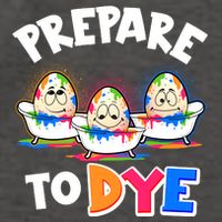 Funny Easter Eggs Prepare To Dye Vector Backpack