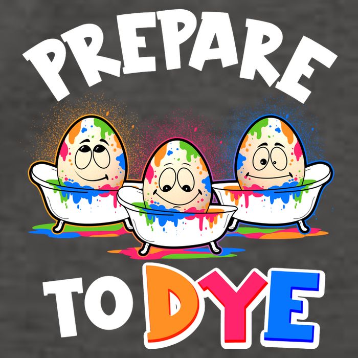 Funny Easter Eggs Prepare To Dye Vector Backpack