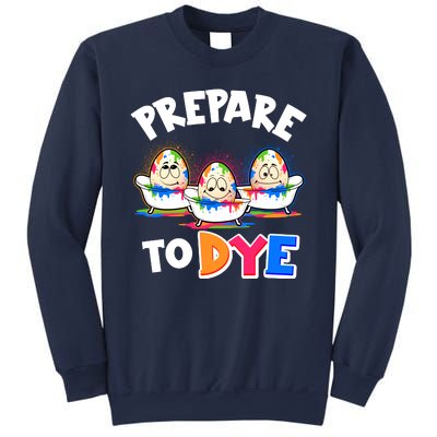 Funny Easter Eggs Prepare To Dye Sweatshirt