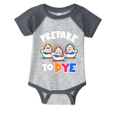Funny Easter Eggs Prepare To Dye Infant Baby Jersey Bodysuit
