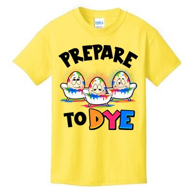 Funny Easter Eggs Prepare To Dye Kids T-Shirt