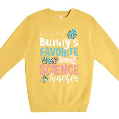 Funny Easter Every Bunny's Favorite Science Teacher Meaningful Gift Premium Crewneck Sweatshirt