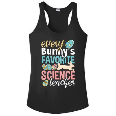 Funny Easter Every Bunny's Favorite Science Teacher Meaningful Gift Ladies PosiCharge Competitor Racerback Tank