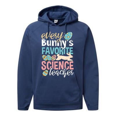 Funny Easter Every Bunny's Favorite Science Teacher Meaningful Gift Performance Fleece Hoodie