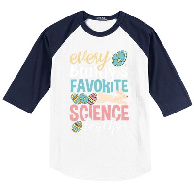 Funny Easter Every Bunny's Favorite Science Teacher Meaningful Gift Baseball Sleeve Shirt