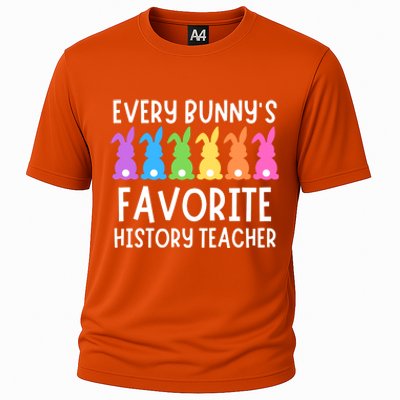 Funny Easter Every Bunnys Favorite History Teacher Cute Gift Cooling Performance Crew T-Shirt