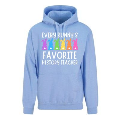 Funny Easter Every Bunnys Favorite History Teacher Cute Gift Unisex Surf Hoodie