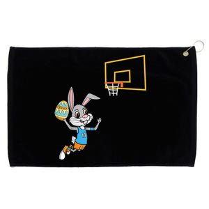 Funny Easter Egg Bunny Dunk Basketball Game Easter Grommeted Golf Towel