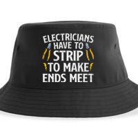 Funny Electrician Electrician Electrical Tools Sustainable Bucket Hat