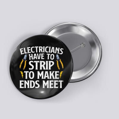 Funny Electrician Electrician Electrical Tools Button