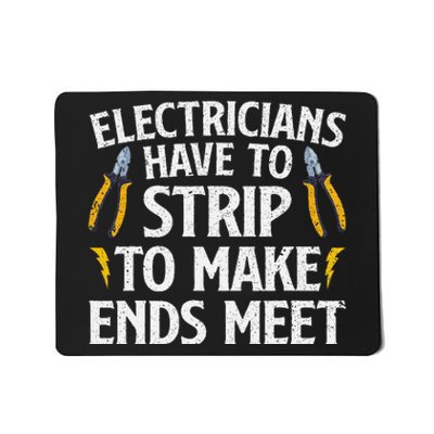 Funny Electrician Electrician Electrical Tools Mousepad