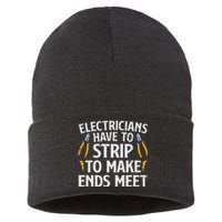 Funny Electrician Electrician Electrical Tools Sustainable Knit Beanie