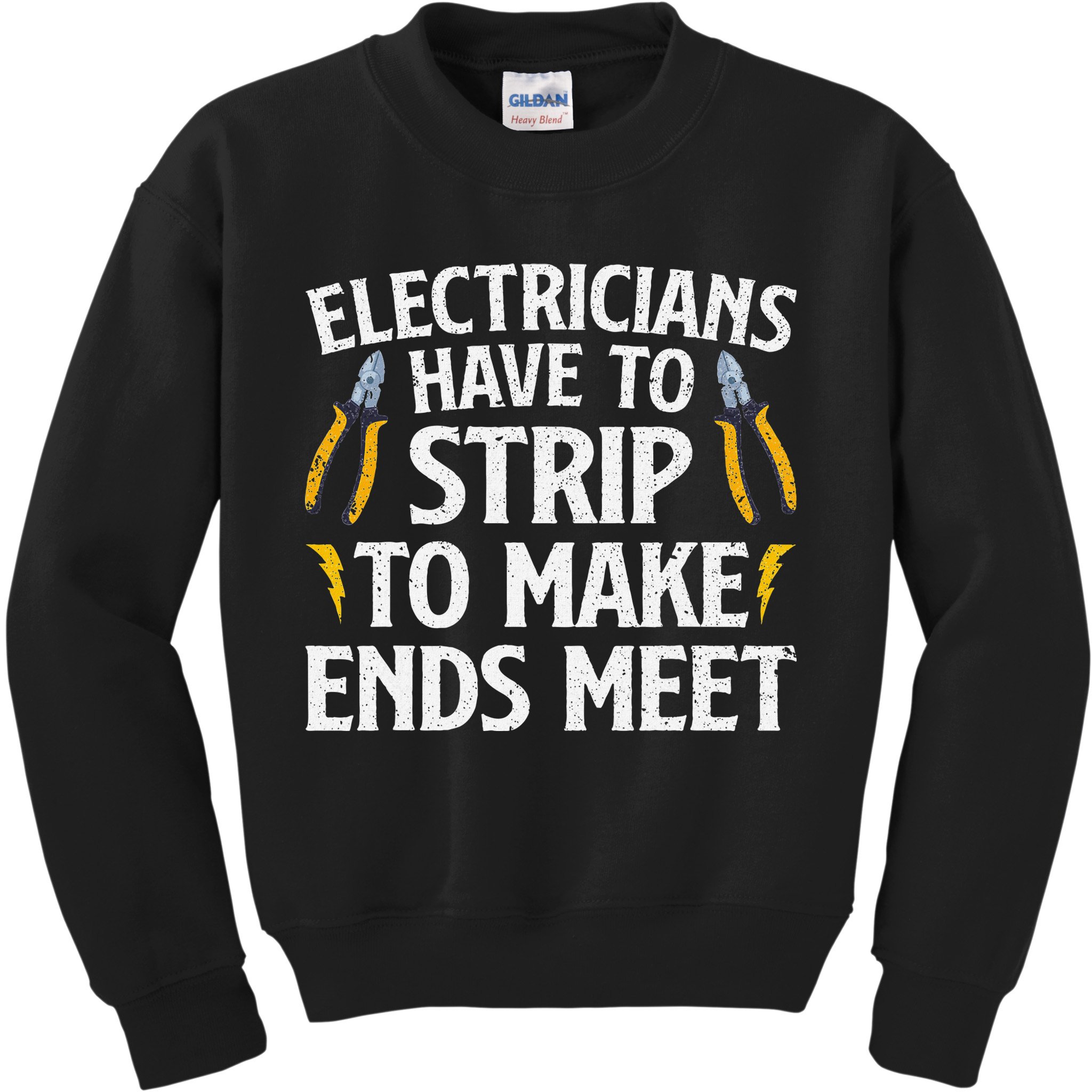 Funny Electrician Electrician Electrical Tools Kids Sweatshirt