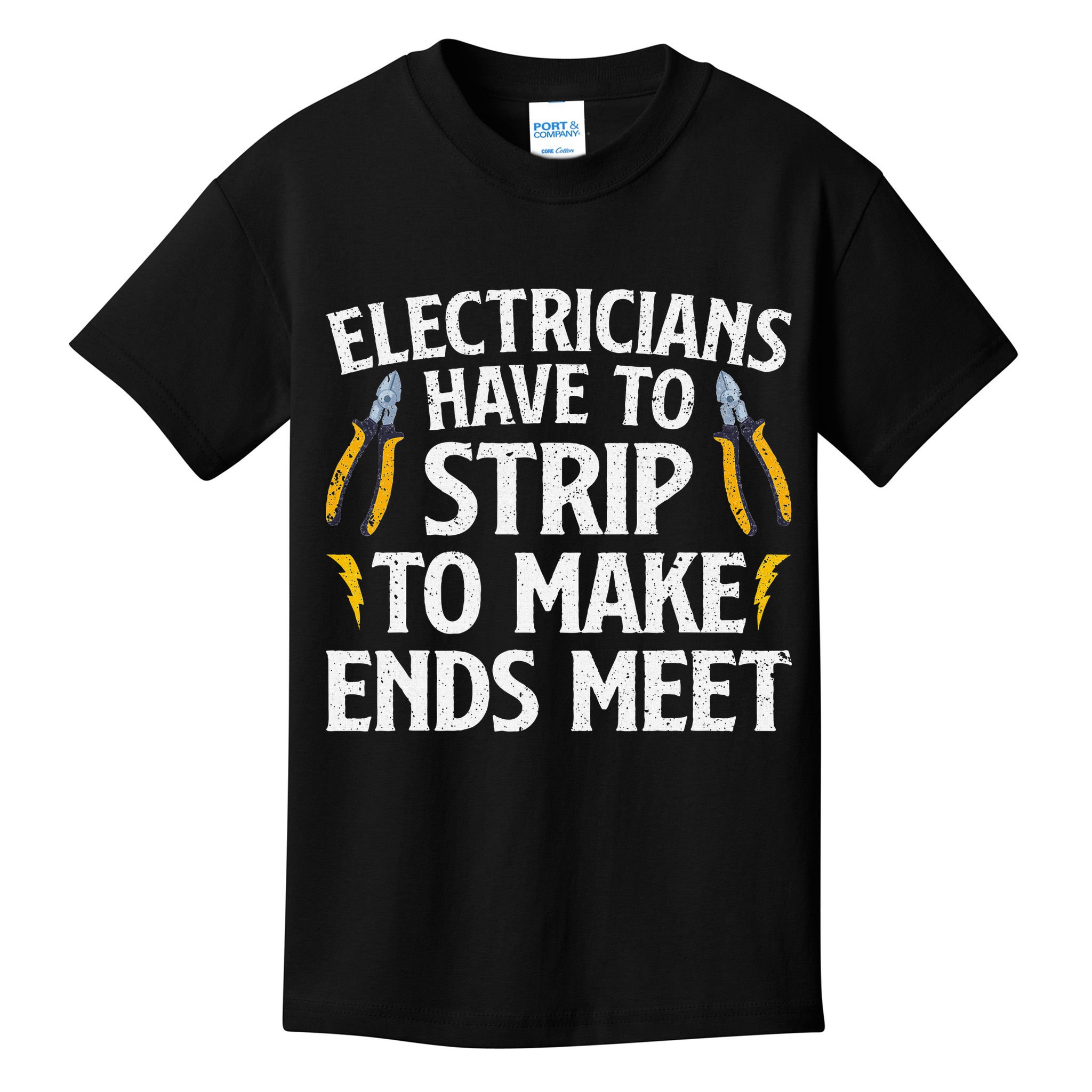 Funny Electrician Electrician Electrical Tools Kids T-Shirt