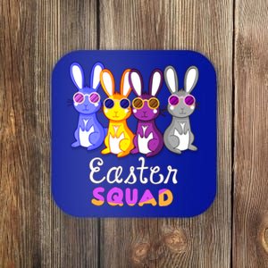 Funny Easter Egg Hunt Bunny Squad Rabbit Gift Coaster