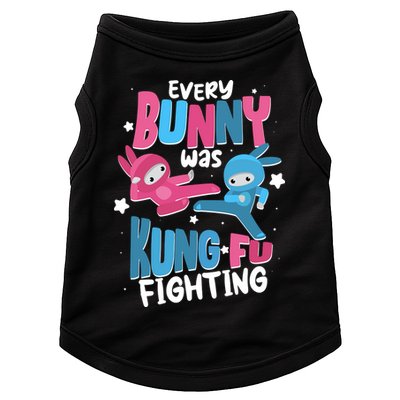 Funny Easter Every Bunny Was Kung Fu Fighting Doggie Tank