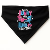 Funny Easter Every Bunny Was Kung Fu Fighting USA-Made Doggie Bandana