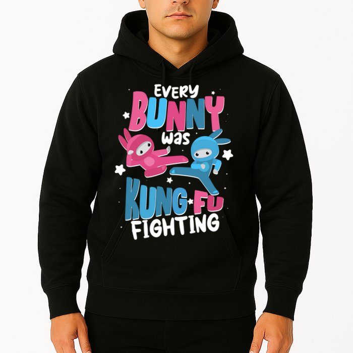 Funny Easter Every Bunny Was Kung Fu Fighting Hoodie