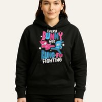Funny Easter Every Bunny Was Kung Fu Fighting Hoodie