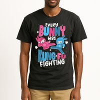 Funny Easter Every Bunny Was Kung Fu Fighting Tall T-Shirt