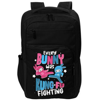 Funny Easter Every Bunny Was Kung Fu Fighting Impact Tech Backpack