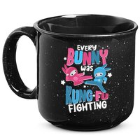 Funny Easter Every Bunny Was Kung Fu Fighting 15oz Campfire Ceramic Mug