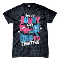 Funny Easter Every Bunny Was Kung Fu Fighting Tie-Dye T-Shirt